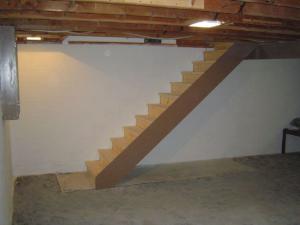 finished stairs